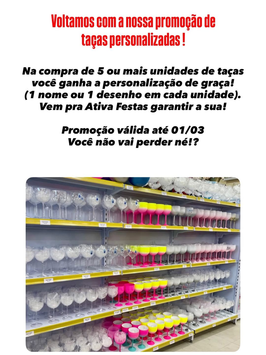 Post 2 by 🎊ATIVA FESTAS 🎉 on Instagram (carousel)