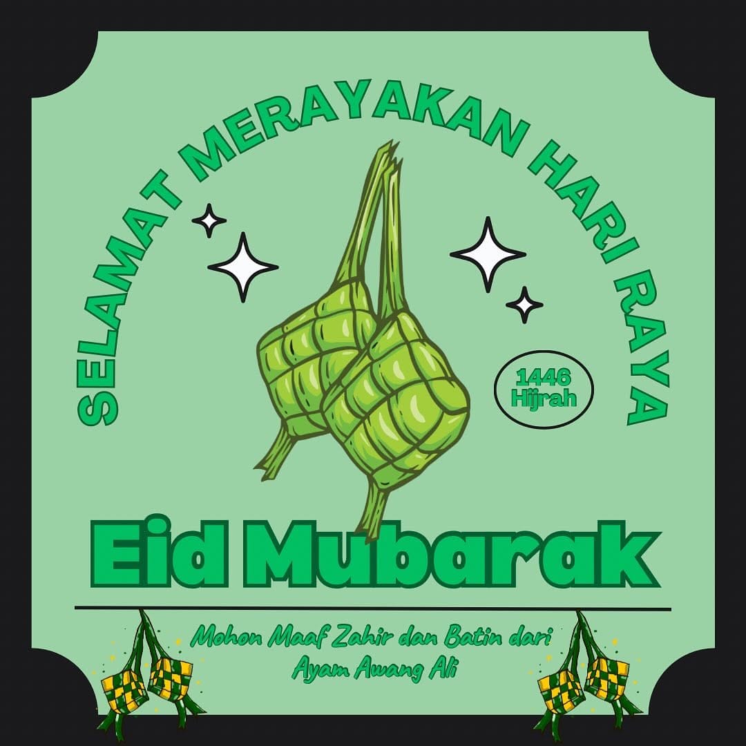 Post 1 by AYAM AWANG ALI 🍗✨ on Instagram (image)
