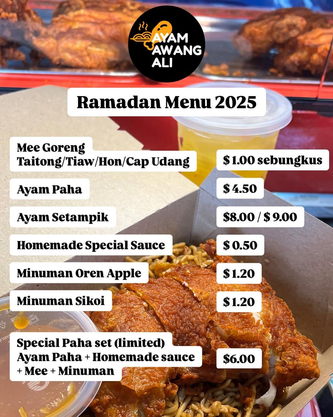 Post 2 by AYAM AWANG ALI 🍗✨ on Instagram (image)