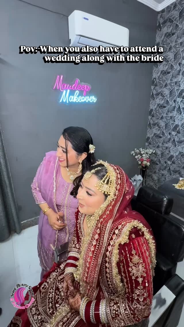 Post 3 by Mandeep Kaur / Professional Makeup Artist 💄 on Instagram (video)