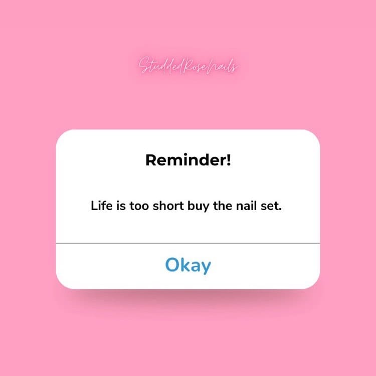 Post 9 by 🎀 StuddedRoseNails 🎀 on Instagram (image)