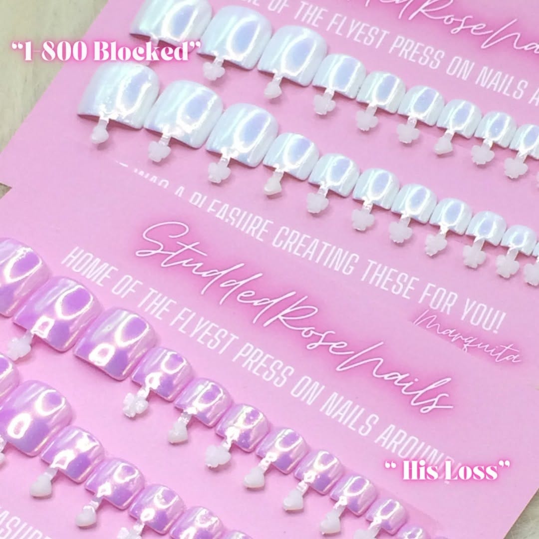 Post 10 by 🎀 StuddedRoseNails 🎀 on Instagram (image)
