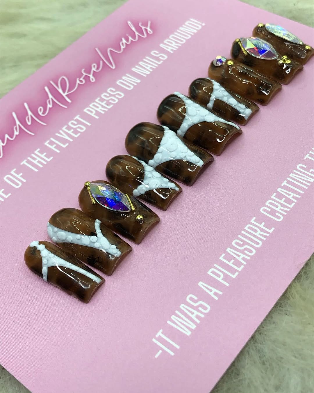 Post 6 by 🎀 StuddedRoseNails 🎀 on Instagram (image)