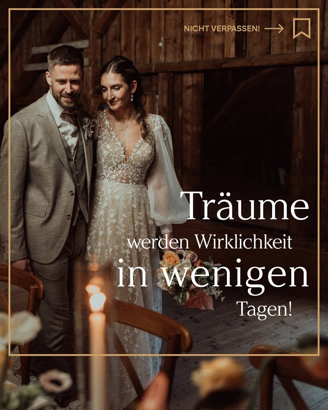 Post 8 by 𝗘𝗩𝗘𝗡𝗧𝗦𝗖𝗛𝗘𝗨𝗡𝗘 " 𝗟𝗔𝗙𝗘𝗧𝗧𝗘 "🌲👰🤵🏻 on Instagram (image)