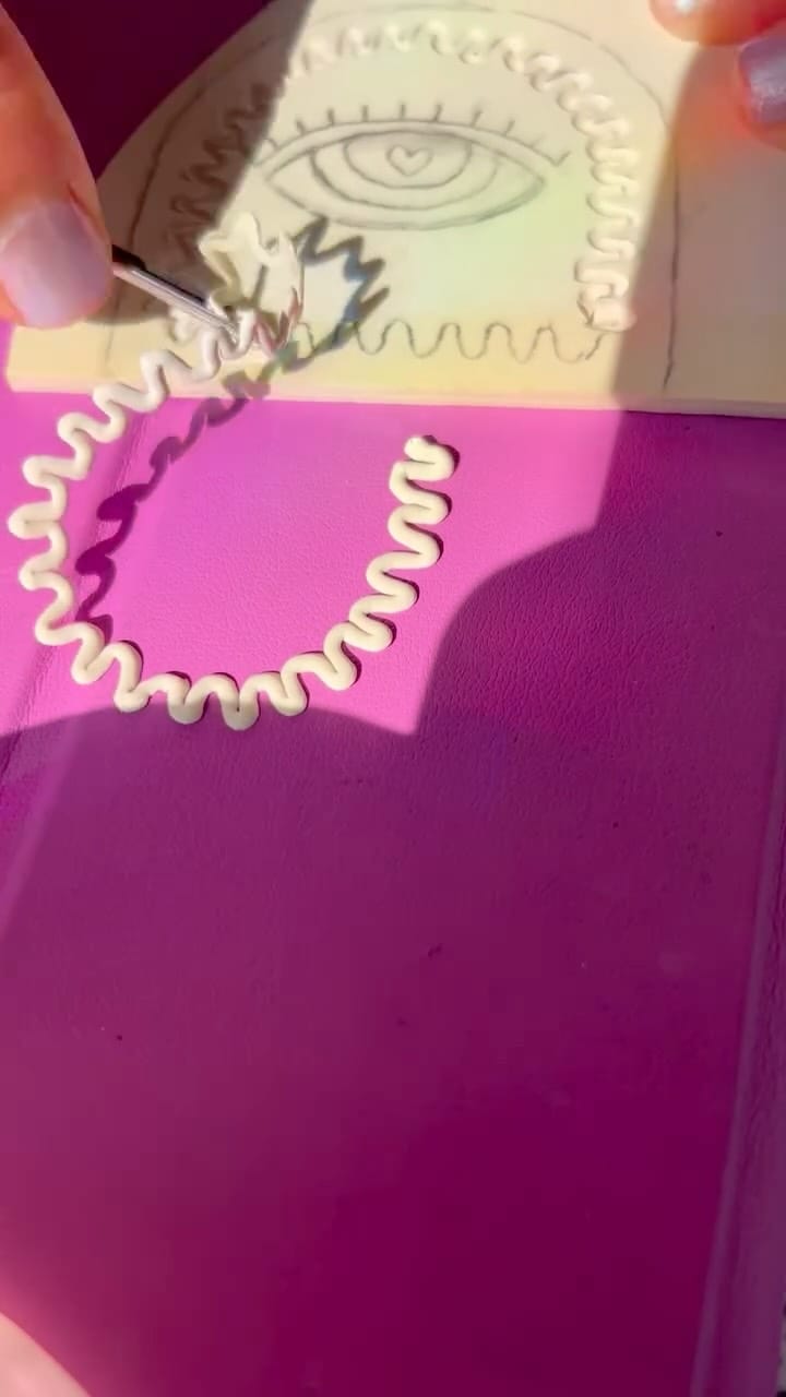 Post 9 by ☾ Mahtabdesign ✪ Lino Print on Instagram (video)