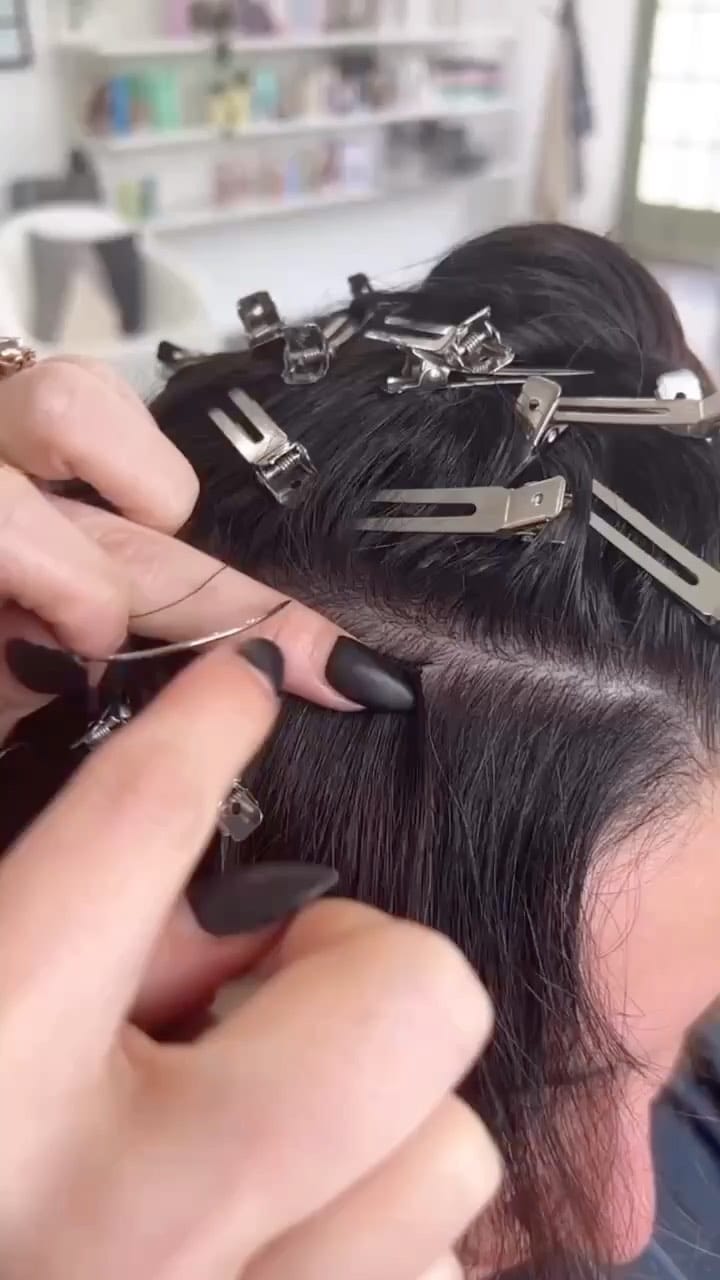 Post 8 by Hair Extension Specialists on Instagram (video)