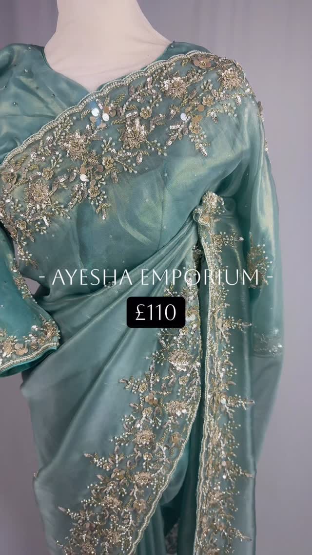 Post 1 by Ayesha Saree emporium on Instagram (video)