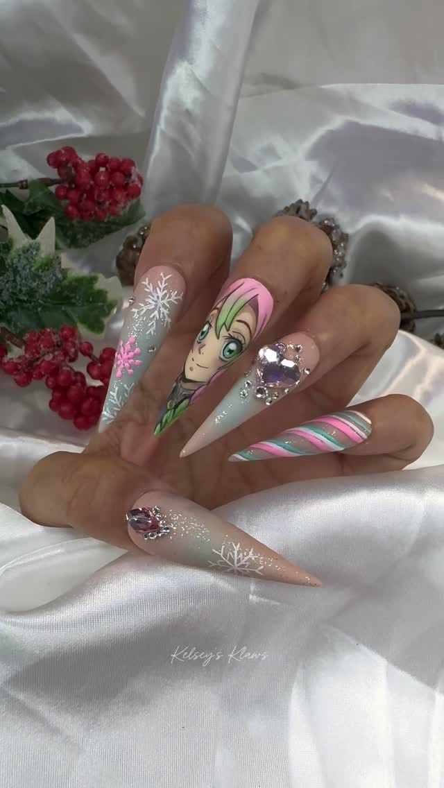 Post 4 by Kelsey’s Klaws Nail Artist on Instagram (video)