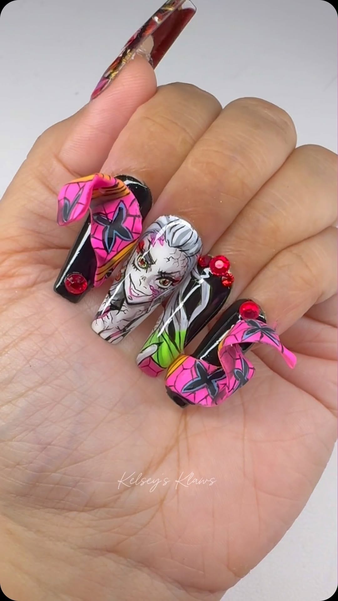 Post 8 by Kelsey’s Klaws Nail Artist on Instagram (video)