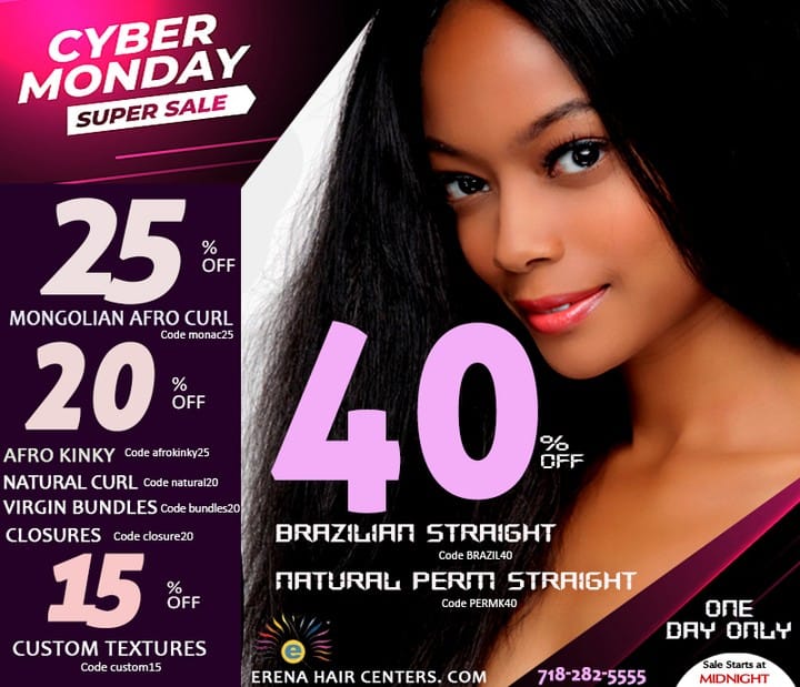 Post 4 by E.R.E.N.A HAIR CENTER on Instagram (image)