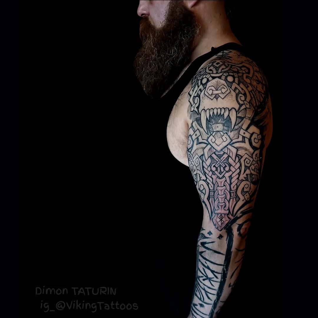Post 3 by VIKING TATTOO ARTIST on Instagram (image)