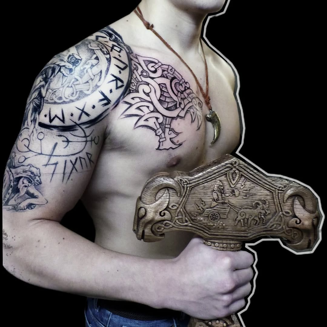 Post 1 by VIKING TATTOO ARTIST on Instagram (image)
