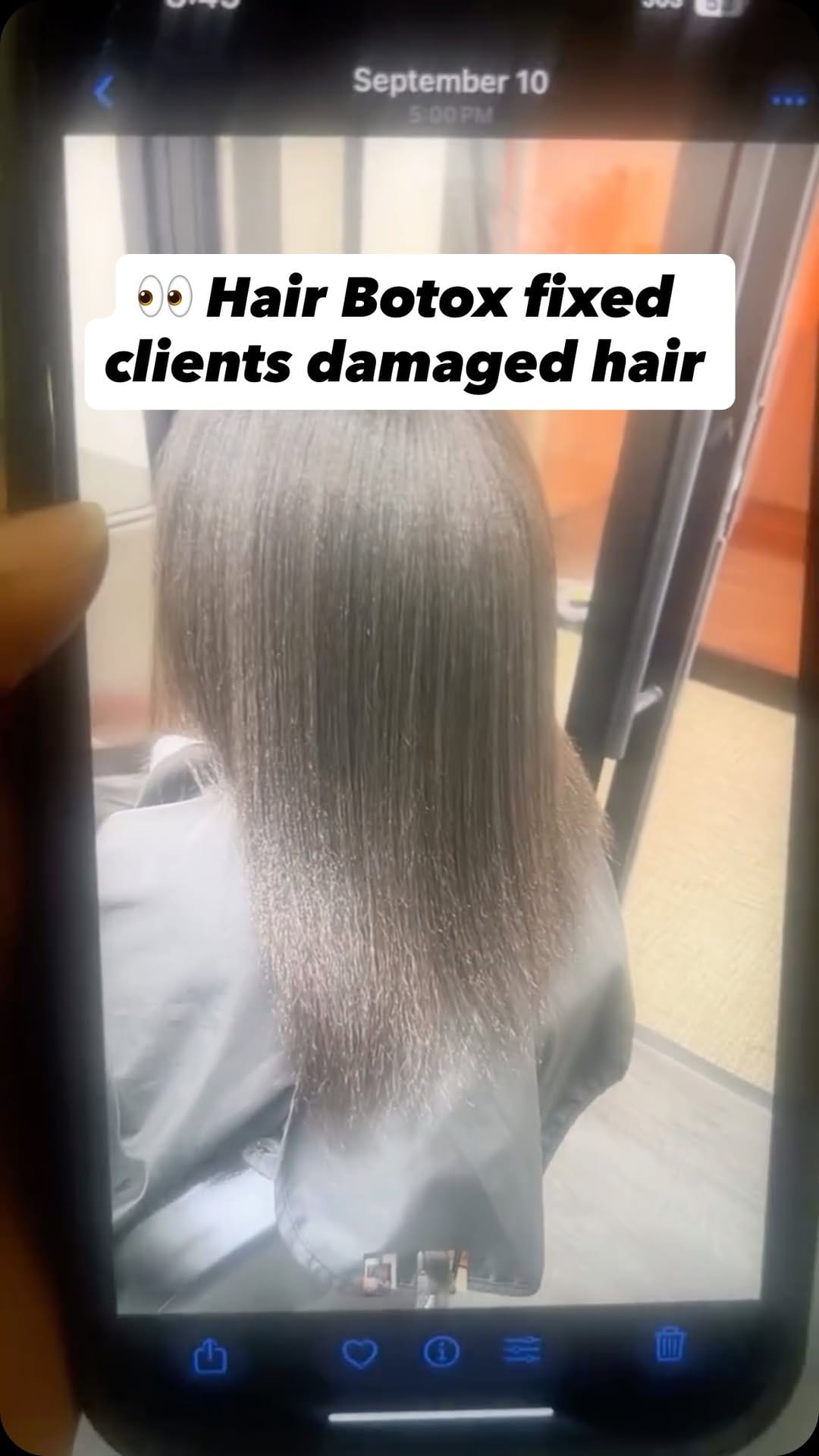 Post 2 by Orlando Silk Press, Hair Botox, Keratin, Nanoplastia, Japanese on Instagram (video)