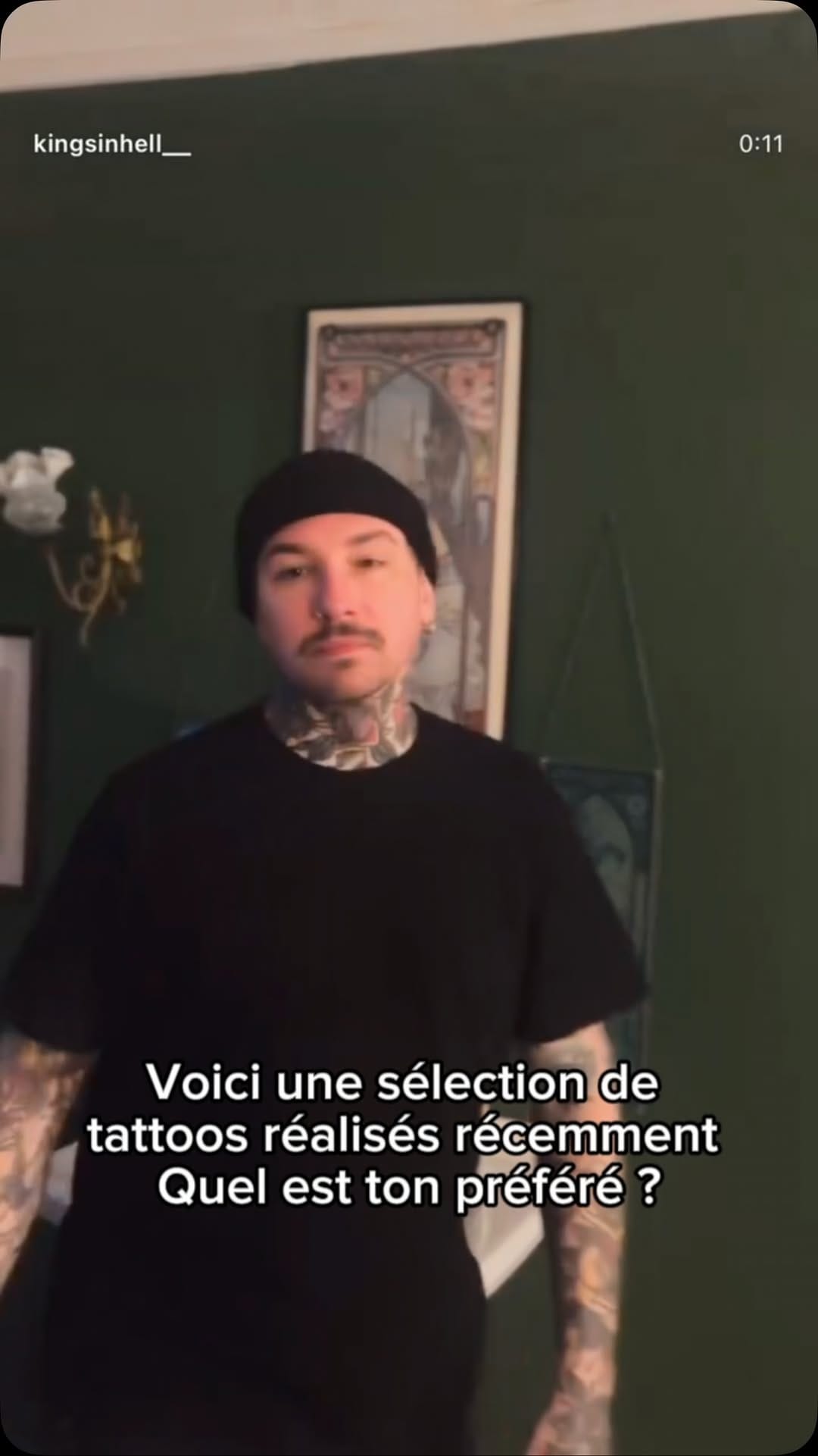Post 7 by KINGS IN HELL TATTOO on Instagram (video)
