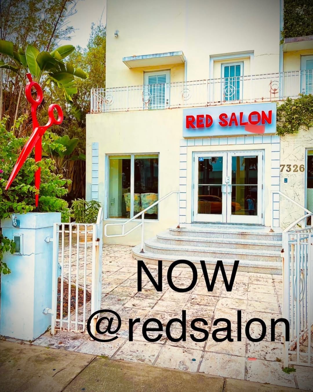 Post 1 by @redsalonmiami on Instagram (image)