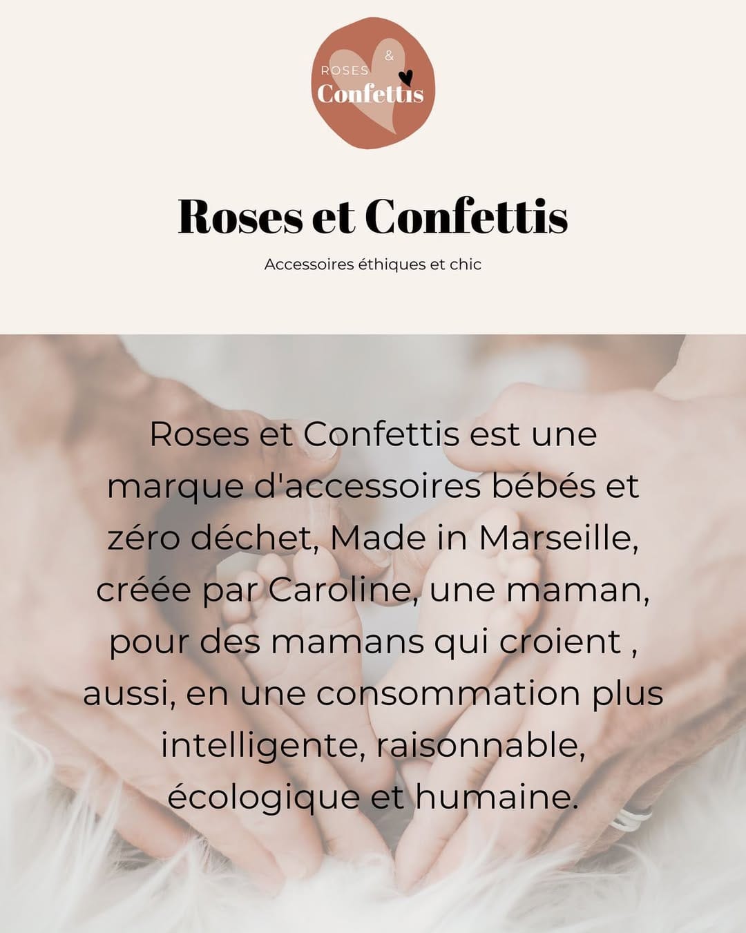 Post 9 by Roses et Confettis accessoires bébés & zéro déchet on Instagram (image)