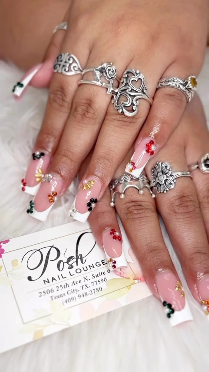 Post 2 by Posh Nail Lounge Texas City on Instagram (video)