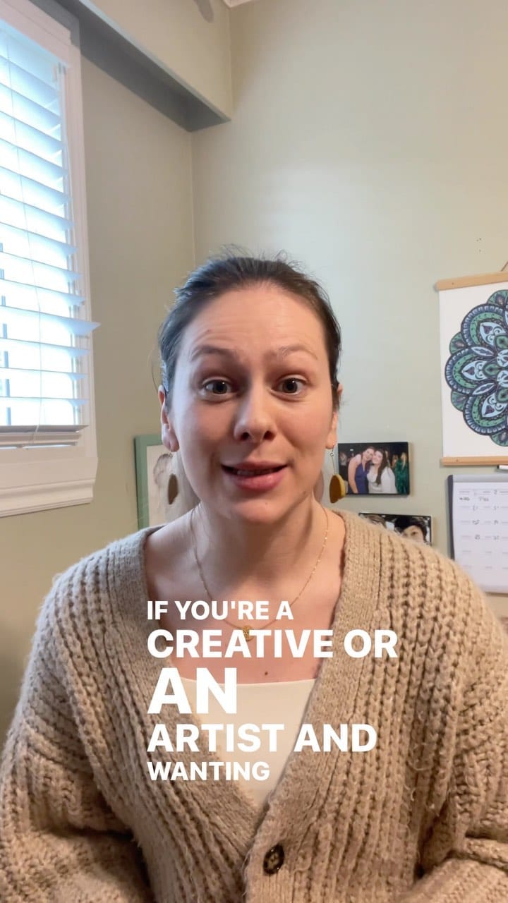 Post 8 by Rachel | Portrait Artist & Coach on Instagram (video)