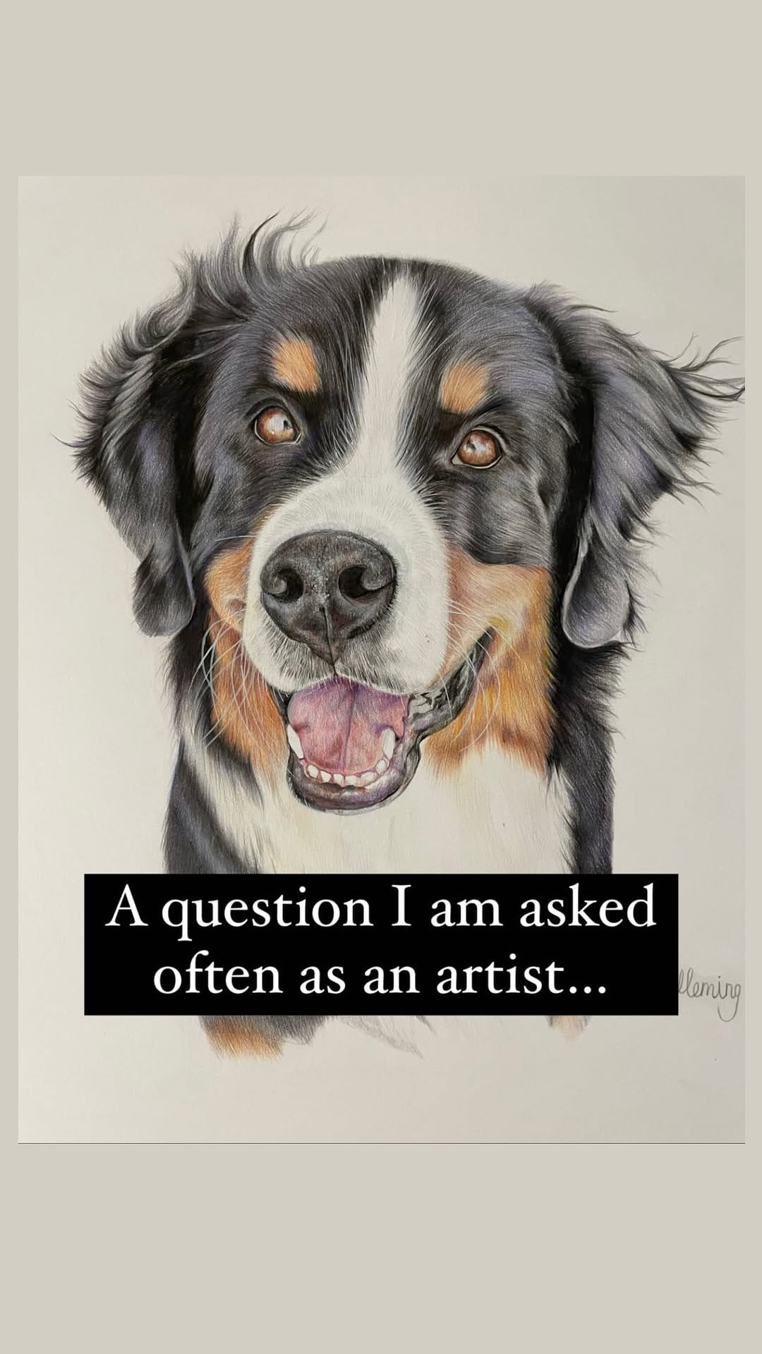 Post 9 by Rachel | Portrait Artist & Coach on Instagram (video)