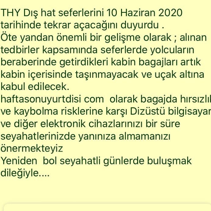 Post 1 by haftasonuyurtdisi.com on Instagram (image)