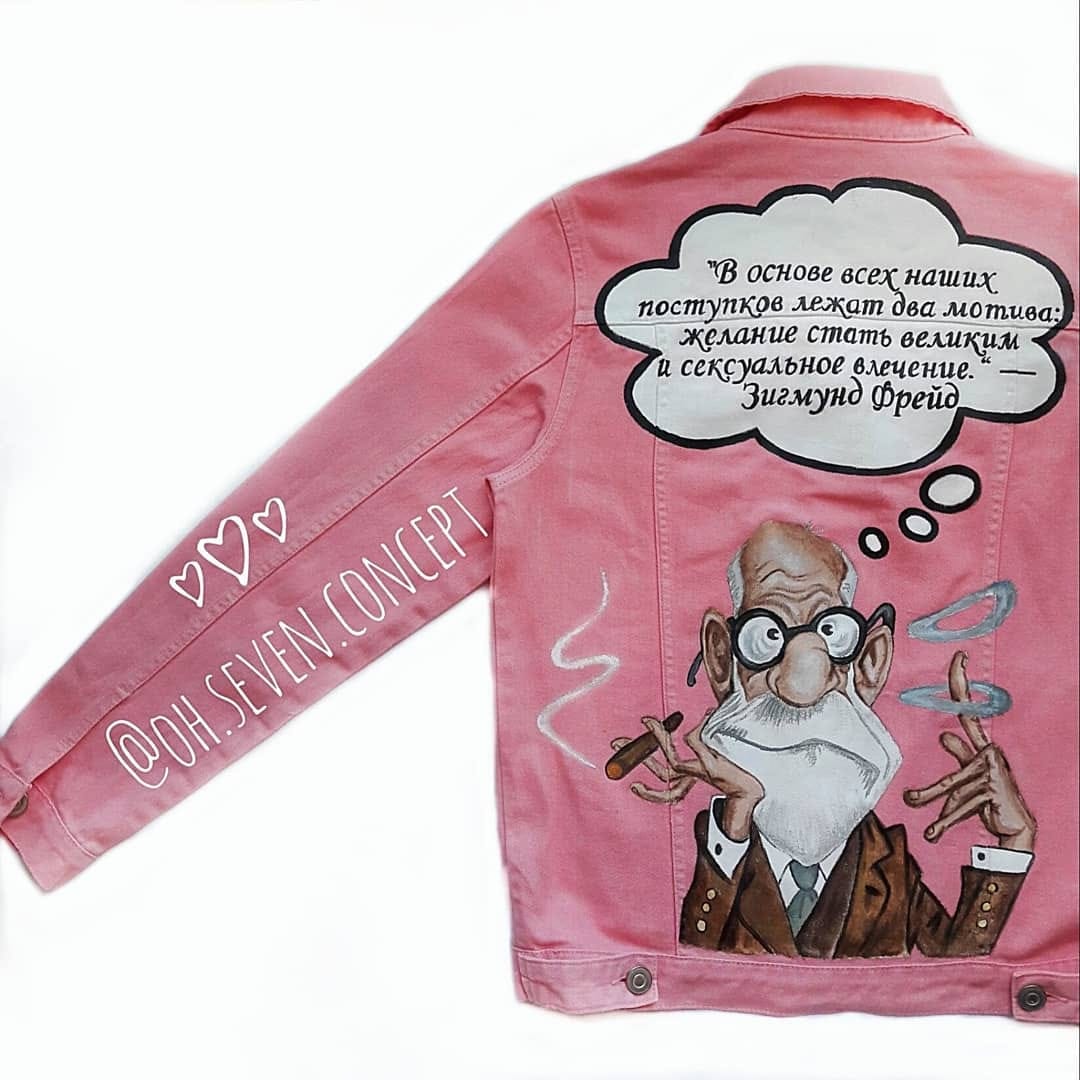 Post 6 by HANDMADE 🎨 PAINTED JACKETS on Instagram (image)
