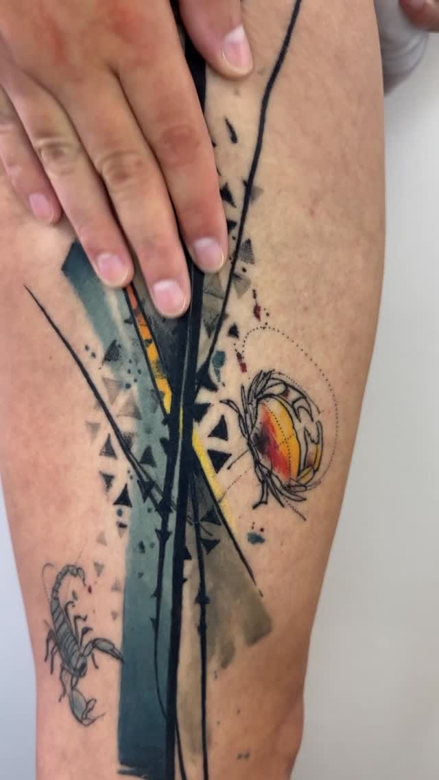 Post 6 by Tattoo Sketch Watercolour Art on Instagram (video)