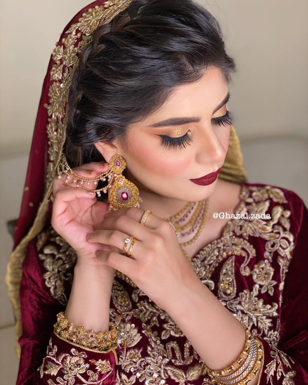Post 9 by Ghazal Zada - Makeup Artist on Instagram (carousel)