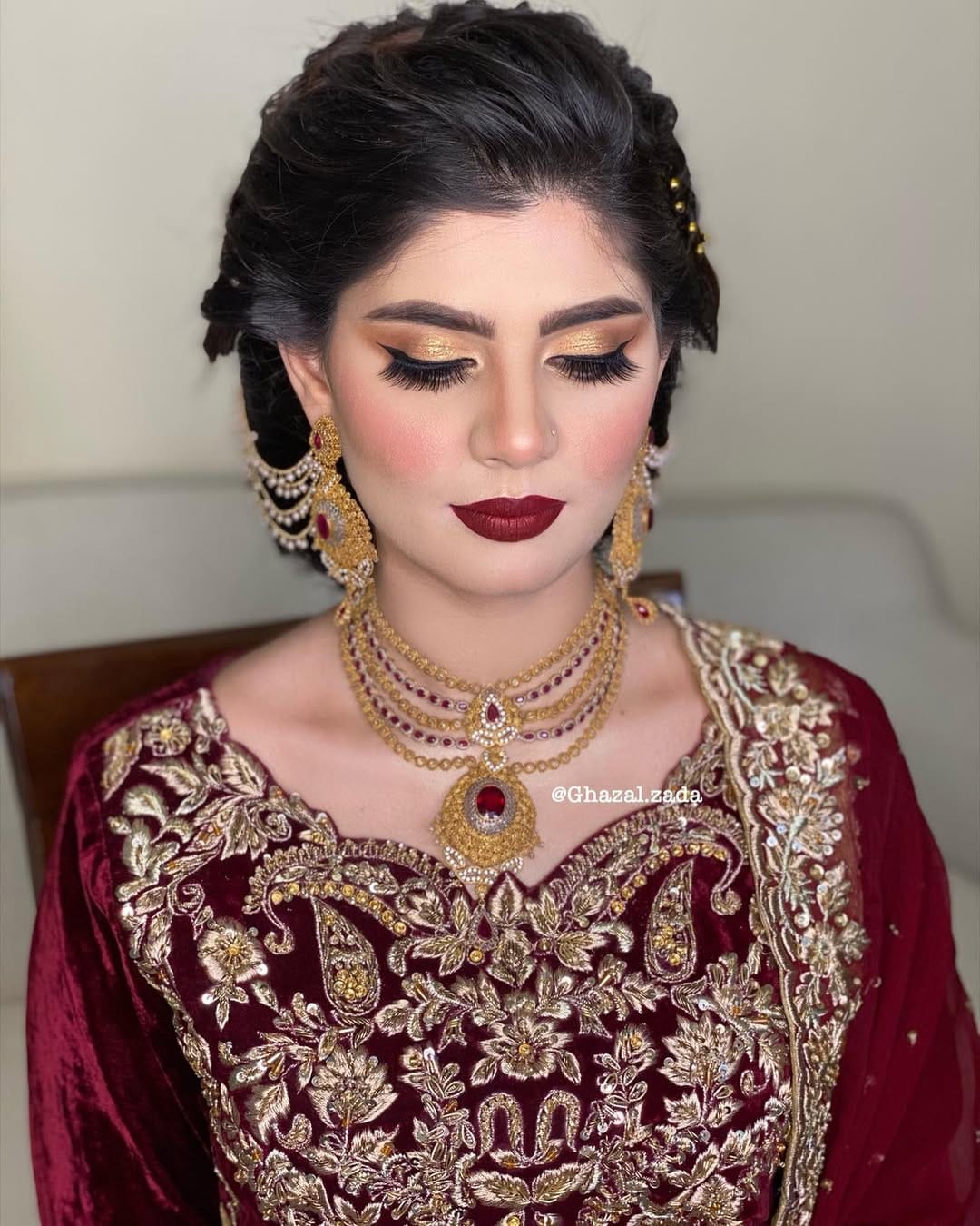 Post 10 by Ghazal Zada - Makeup Artist on Instagram (carousel)