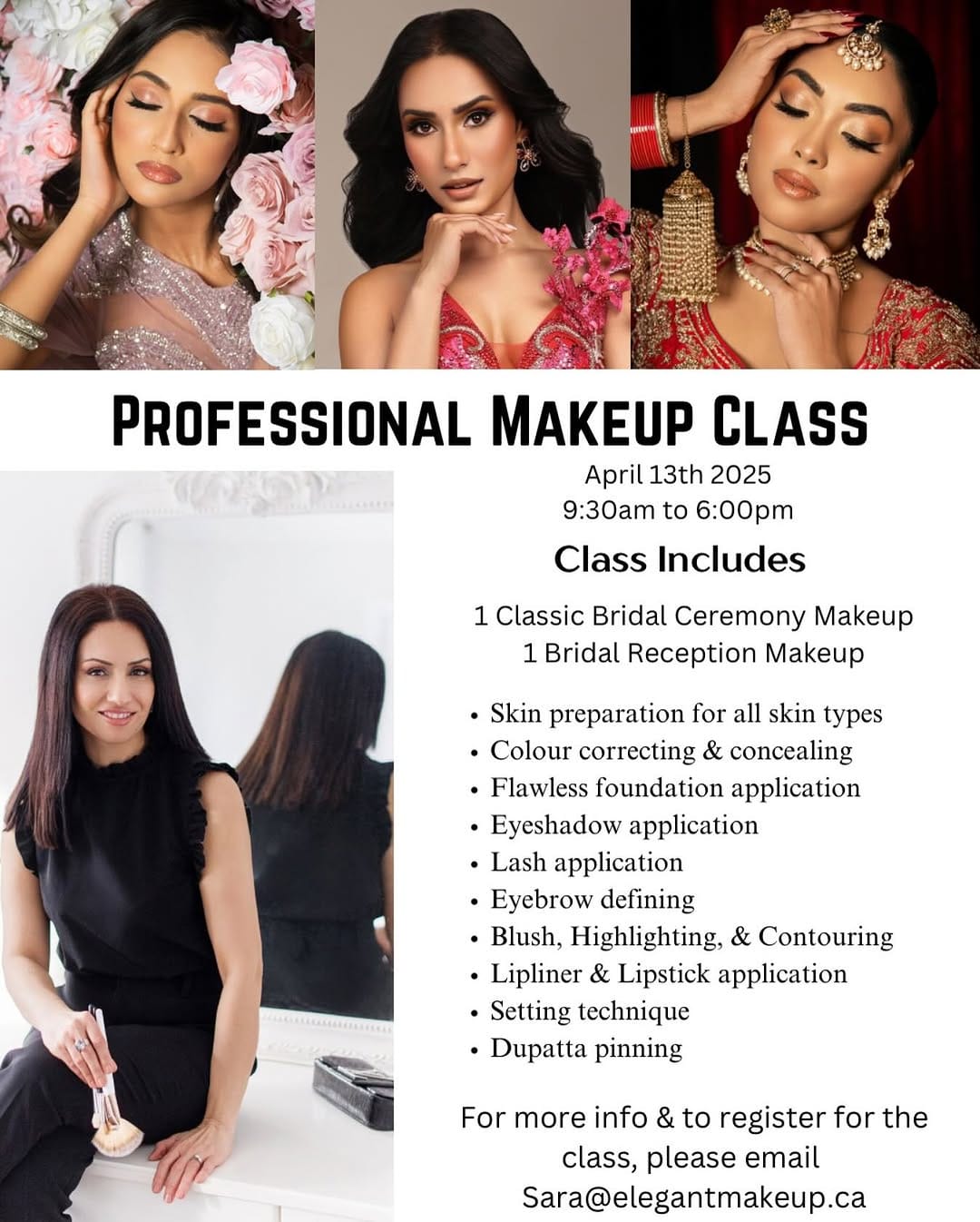 Post 8 by Toronto Modern Bridal Makeup & Hair Artist on Instagram (image)