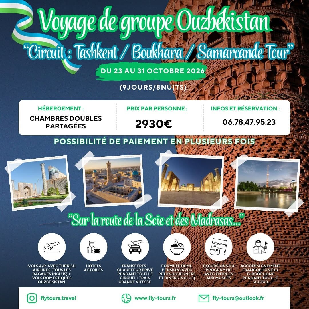 Post 3 by FLY-Tours (Voyages entre amis) on Instagram (image)