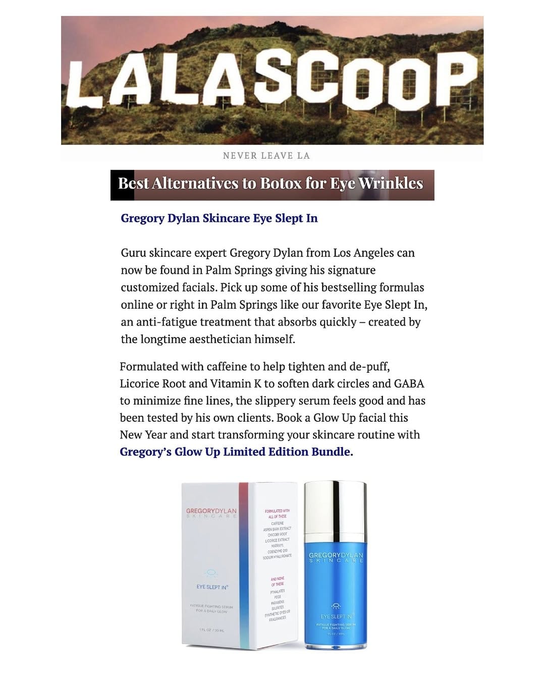 Post 4 by Gregory Dylan | Esthetician & Beauty Expert on Instagram (image)