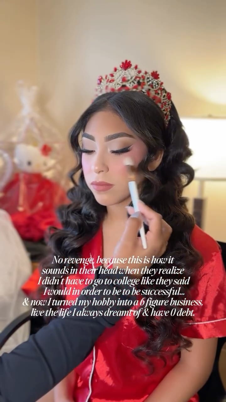 Post 7 by Makeup By Natalia Campos | Luxury Makeup Artist on Instagram (video)