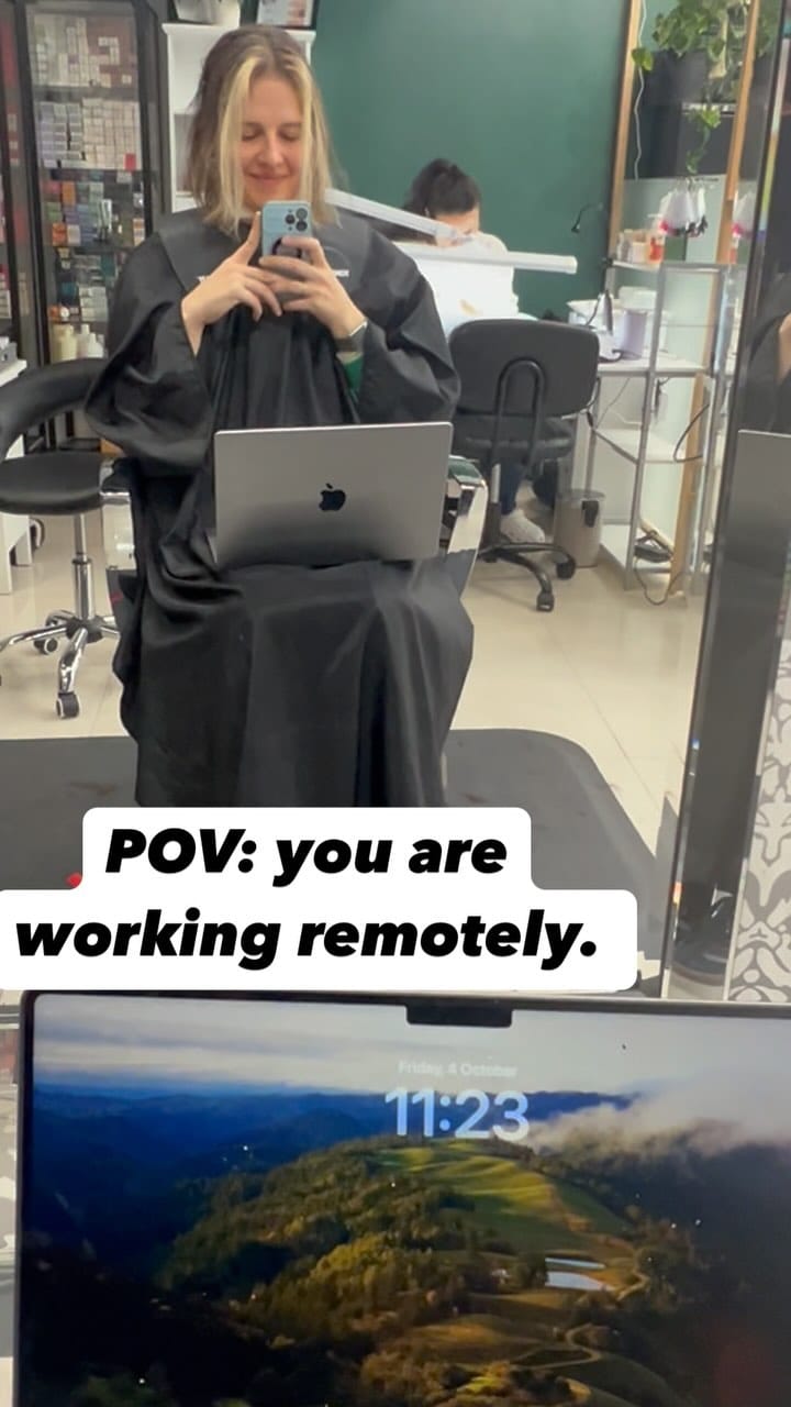 Post 7 by Olga | Remote work inspiration on Instagram (video)