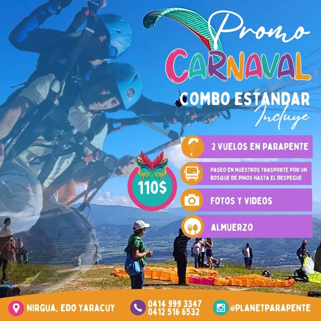Post 10 by Volar Parapente Nirgua yaracuy y La Lucía Araure Portuguésa on Instagram (carousel)