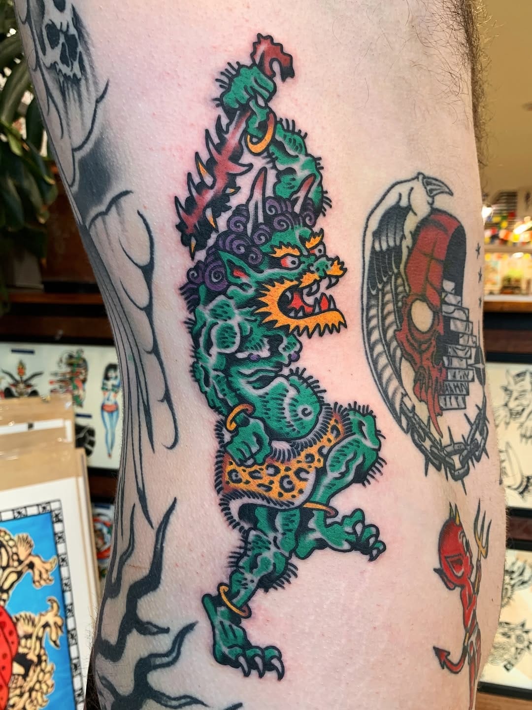 Post 3 by 올드스쿨 타투 • Seoul tattoo on Instagram (carousel)