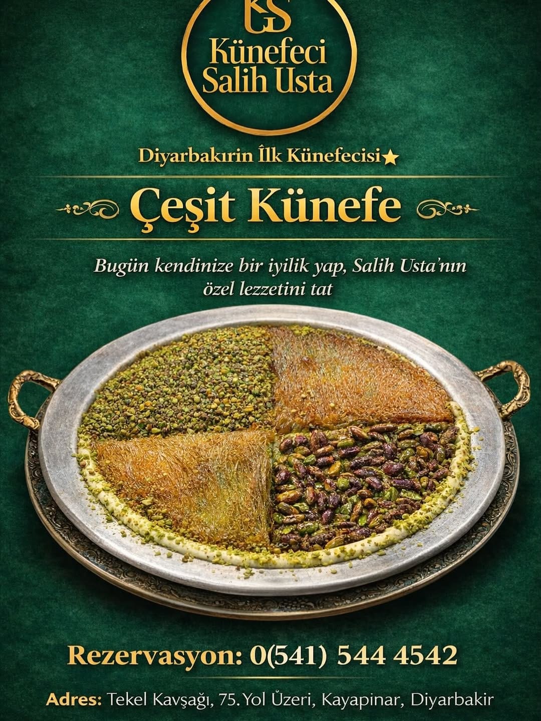 Post 5 by Künefeci Salih Usta on Instagram (image)