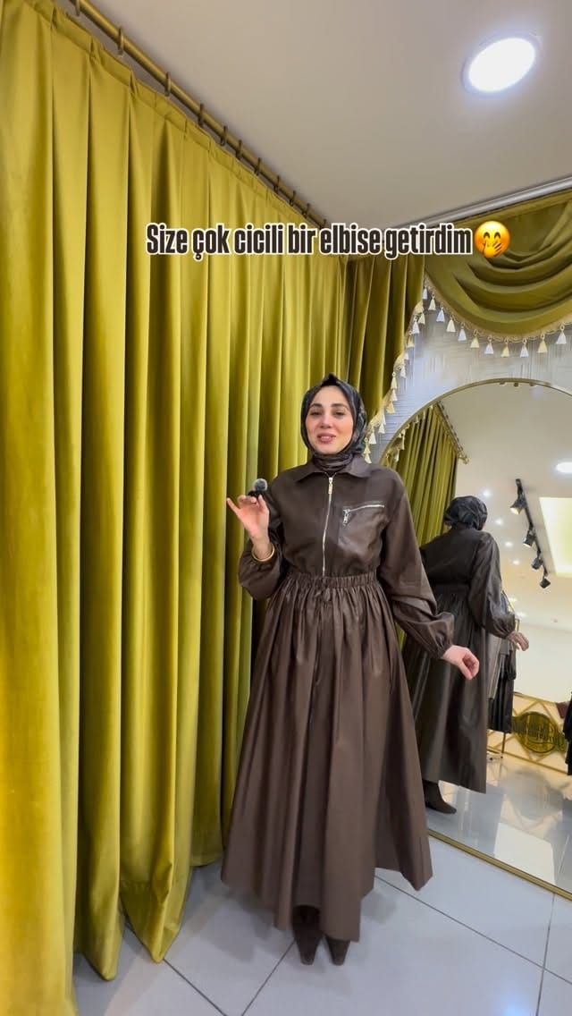 Post 10 by Büşra Yimenicioğlu-Tesettür Giyim on Instagram (video)