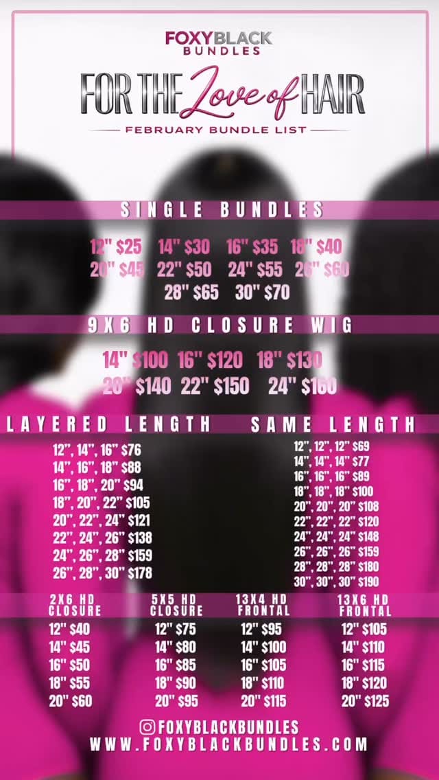 Post 3 by FOXY BLACK BUNDLES on Instagram (video)