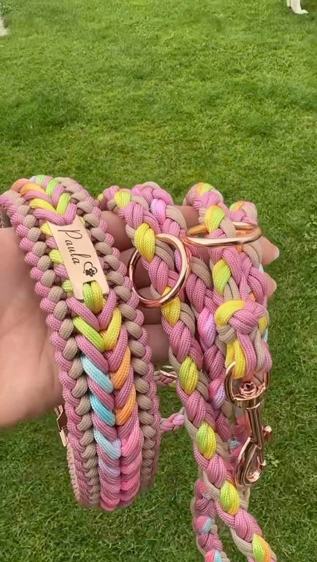 Post 9 by Hundezubehör 🐾Halsbänder🐾Leinen🐾Geschirre🐾Schlüsselanhänger 🐾 on Instagram (video)