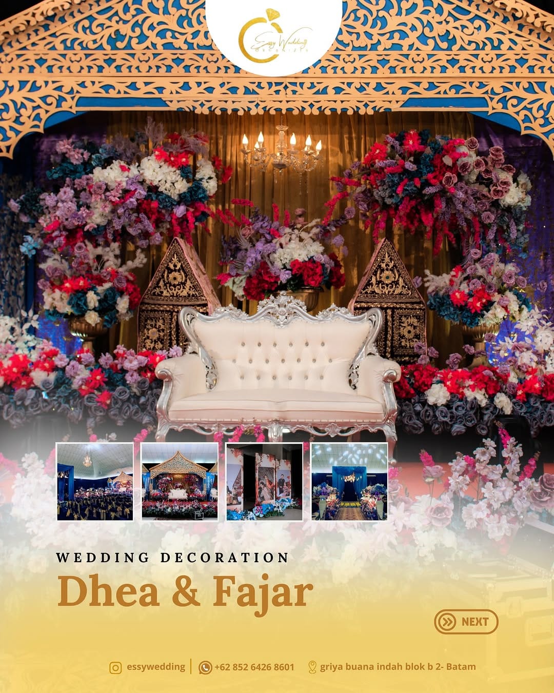 Post 4 by WEDDING ORGANIZER & PLANNER | M.U.A | DEKORASI PELAMINAN BATAM on Instagram (carousel)