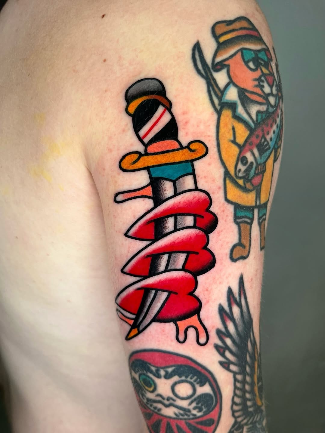 Post 3 by 올드스쿨타투 • 천안타투 • 서울타투 • seoultattoo • oldschooltattoo on Instagram (carousel)