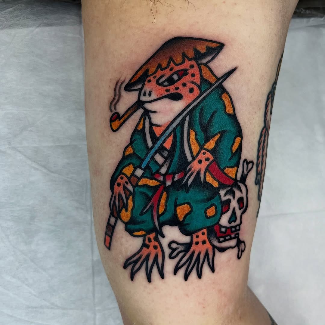 Post 4 by 올드스쿨타투 • 천안타투 • 서울타투 • seoultattoo • oldschooltattoo on Instagram (image)