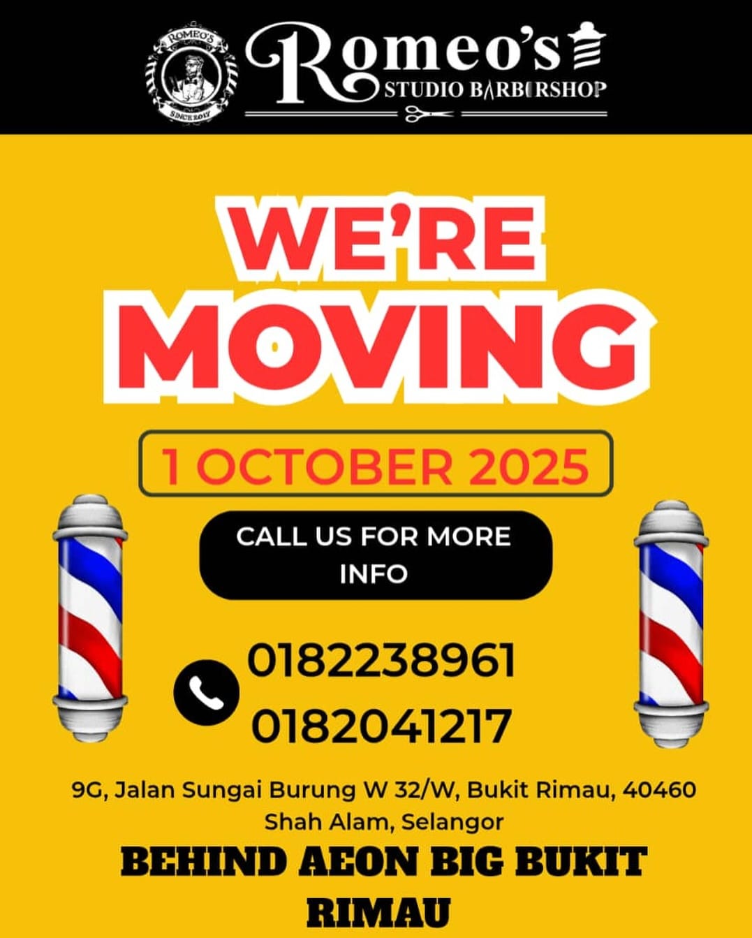 Post 6 by Romeo's Studio Barbershop on Instagram (image)