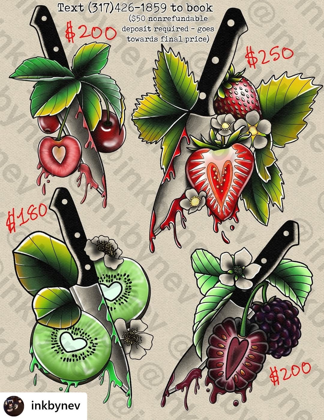 Post 7 by Artistic Skin Designs on Instagram (image)