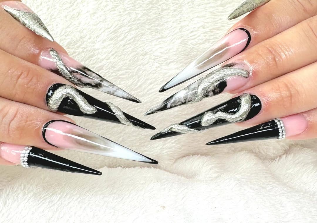Post 8 by 3D Nails Salon on Instagram (image)