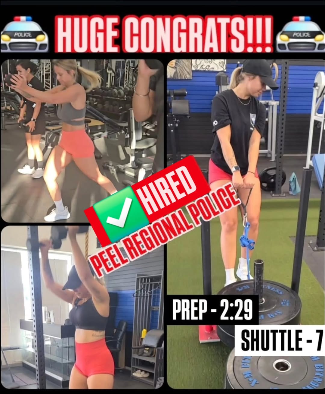 Post 1 by Iron Body Brigade - Police PREP & Shuttle Run Specialist 🛡 on Instagram (image)