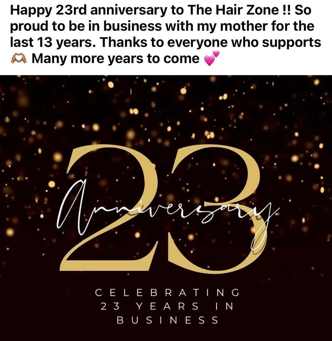 Post 1 by @thehairzone757 on Instagram (image)