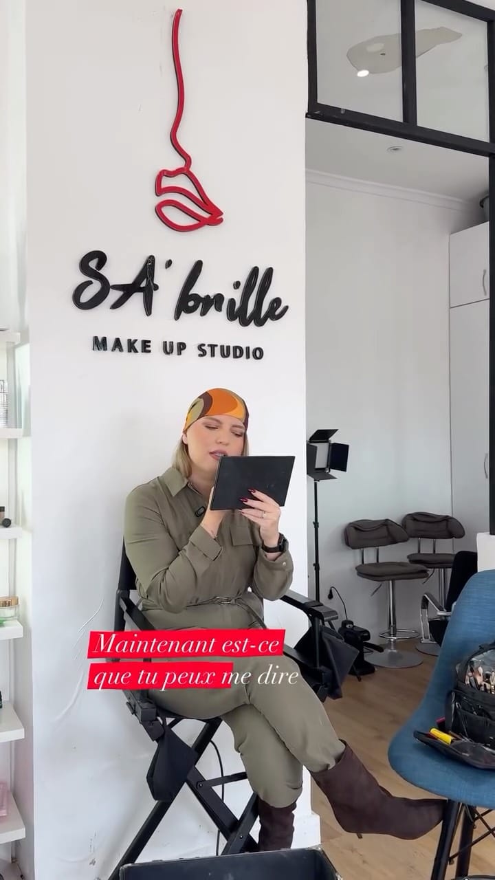 Post 1 by Sadrine Akt-makeup artist on Instagram (video)