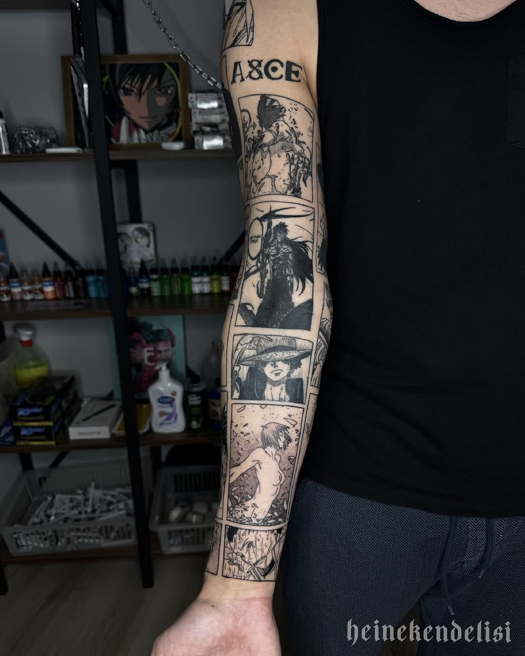 Post 8 by Mert Erdoğan | Anime Tattoos on Instagram (carousel)
