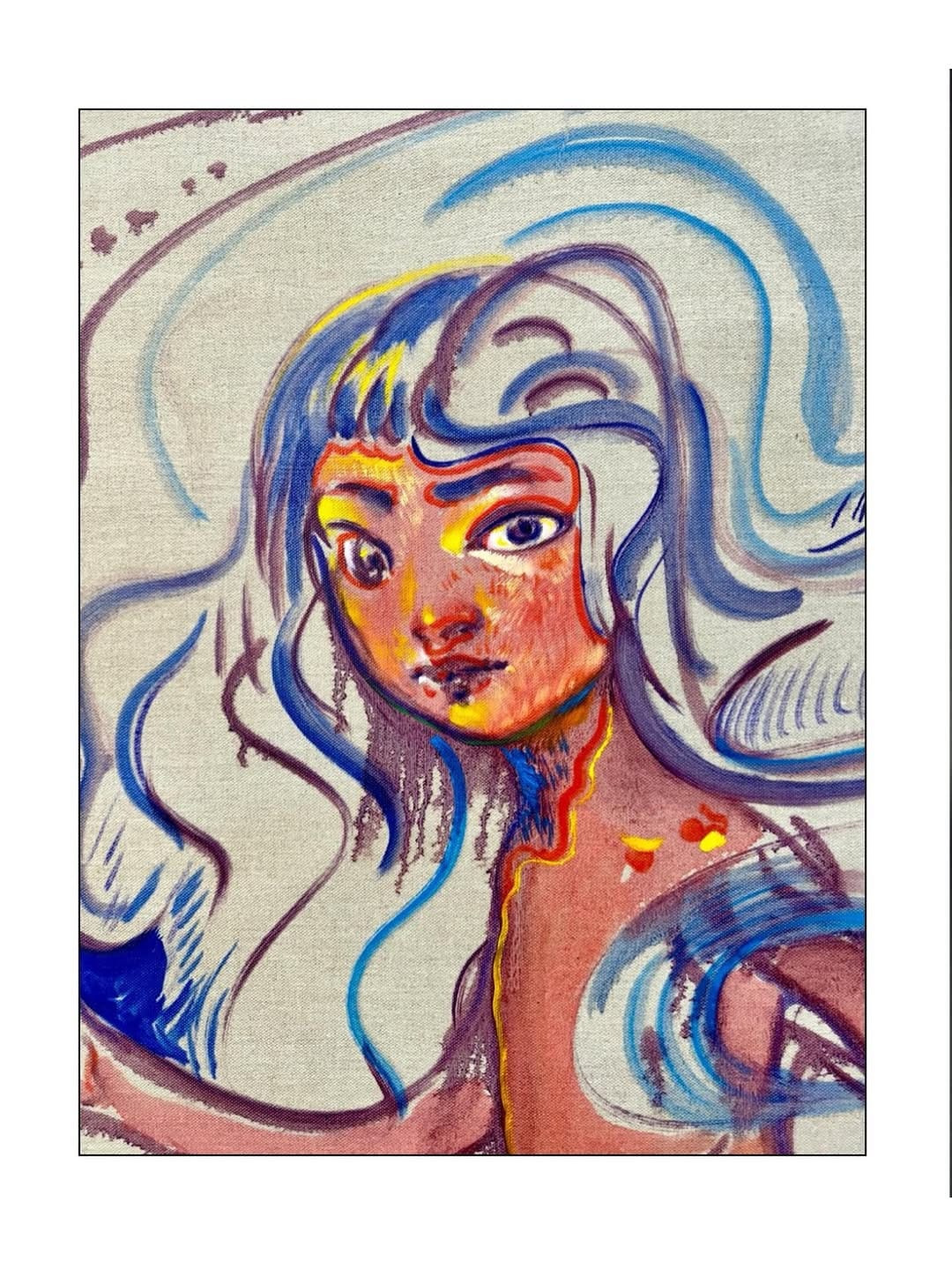 Post 4 by Diah-Sophia  l  Fashion Model  l  Artist in process on Instagram (image)
